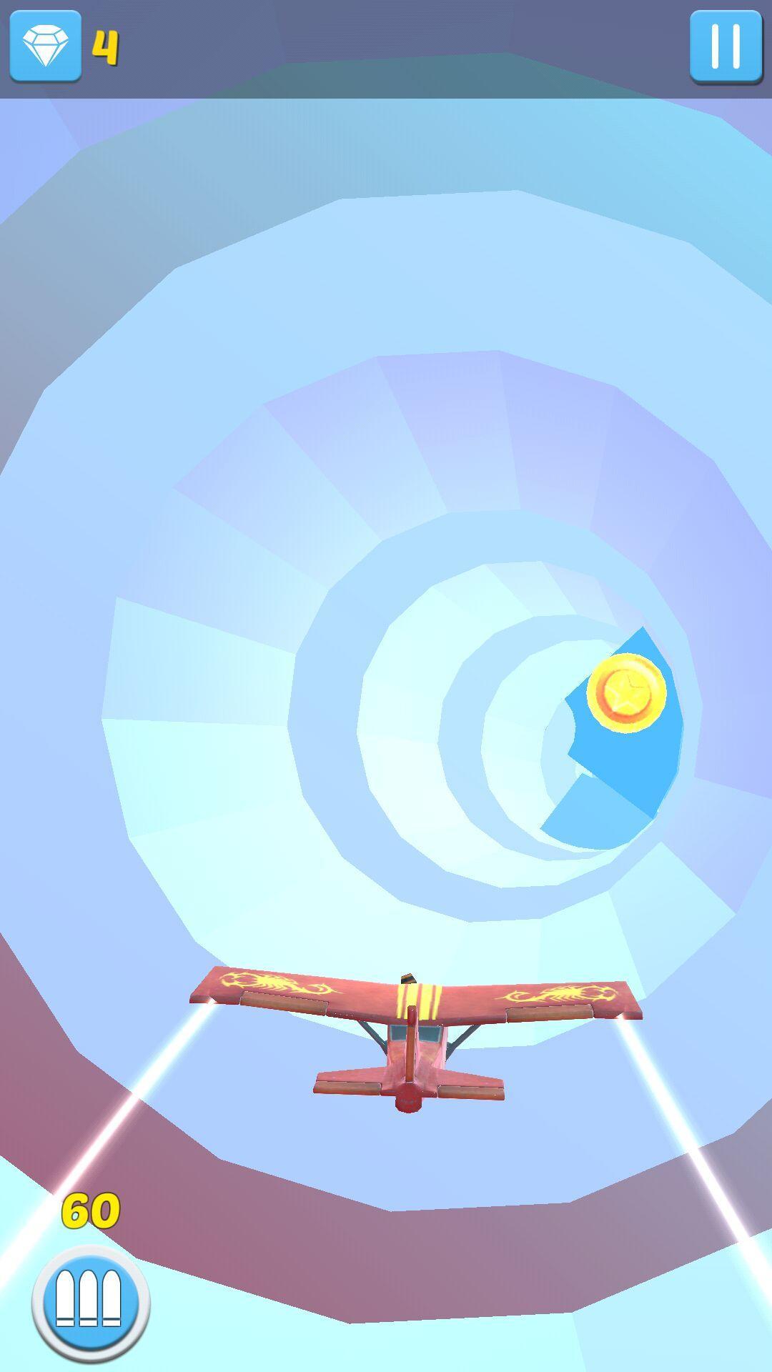 Endless Flight In Hole Game Screenshot