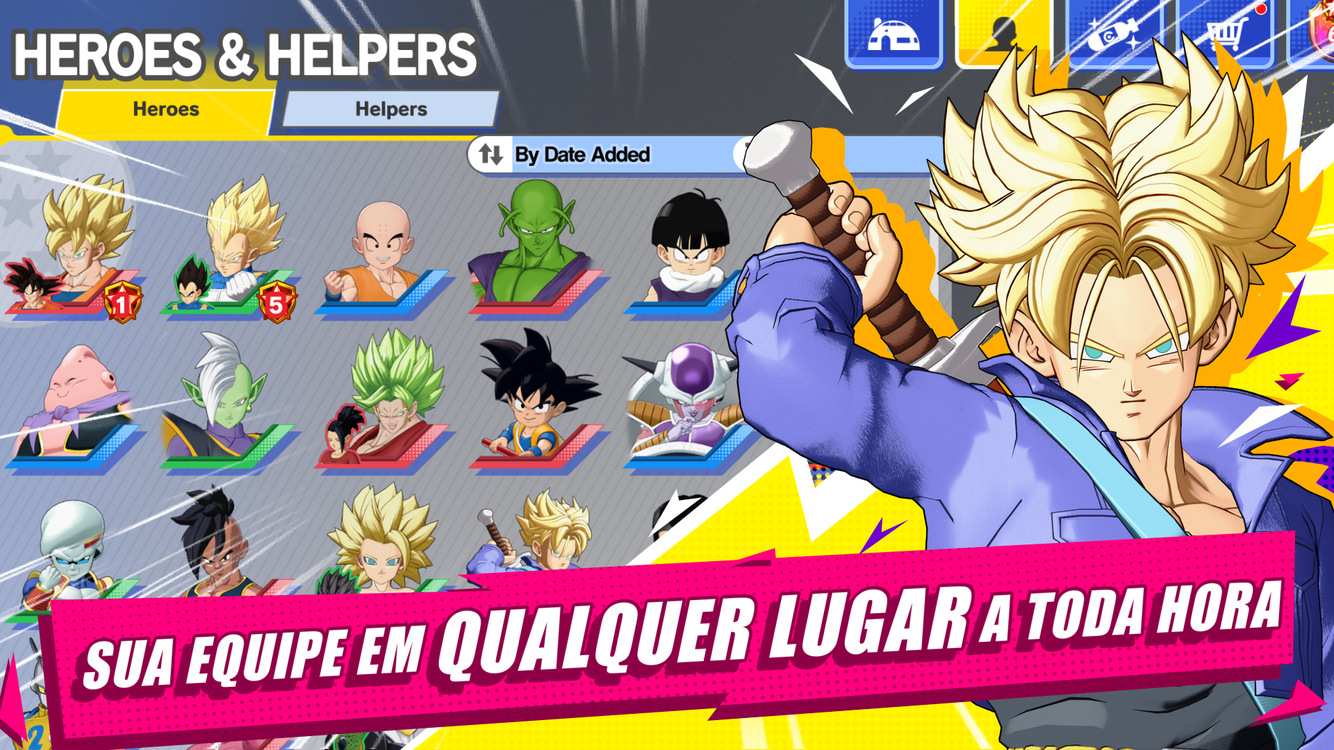 Captura de Tela do Jogo DRAGON BALL GEKISHIN SQUADRA