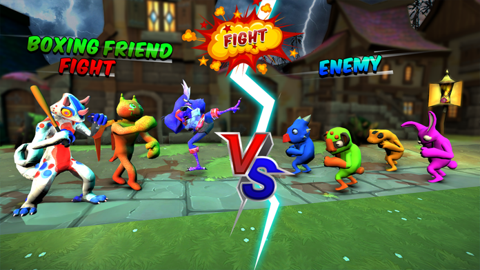 Screenshot of Rainbow Monster Boxing Fight