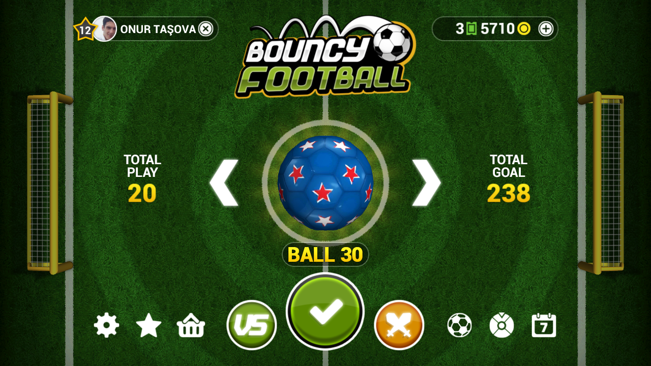Bouncy Football Game Screenshot