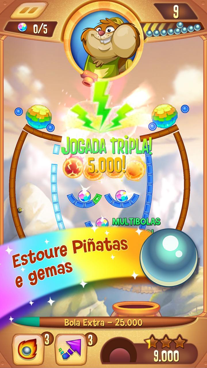 Captura de Tela do Jogo Peggle Blast