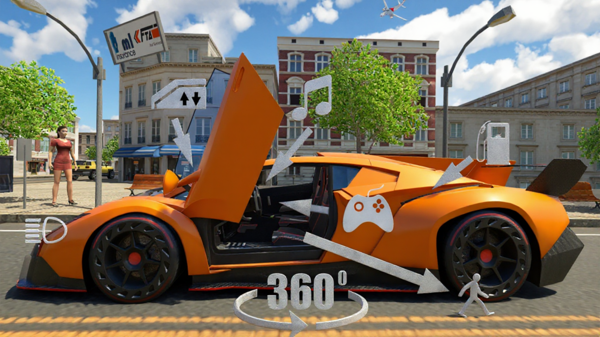 Car Simulator SportBull Game Screenshot