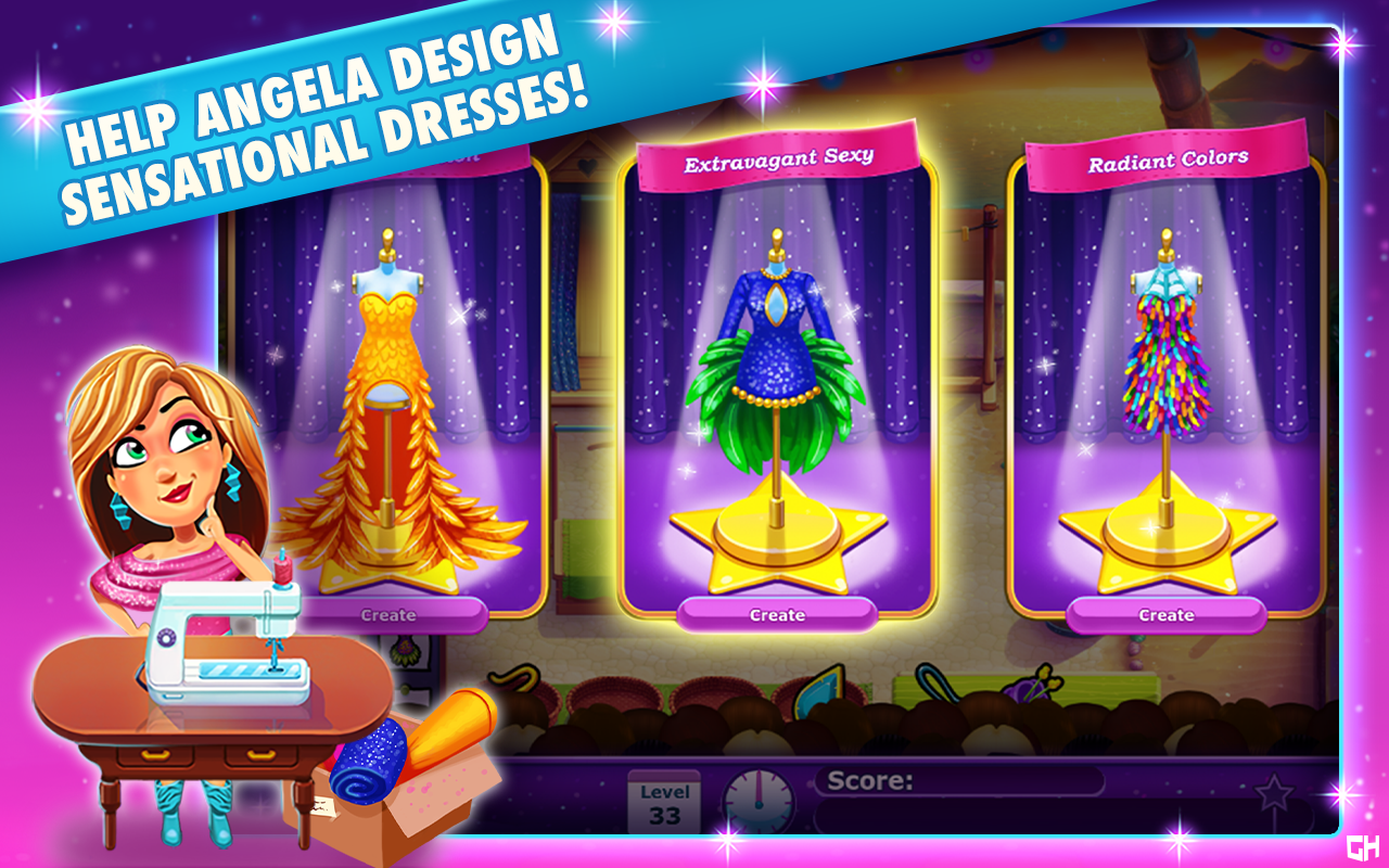 Игра Невероятная Анжела: Модная лихорадка онлайн - играть бесплатно, без регистрации