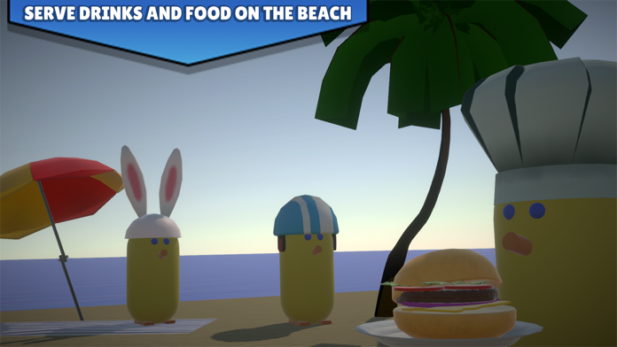 Beachside Bites : Sip & Munch Game Screenshot