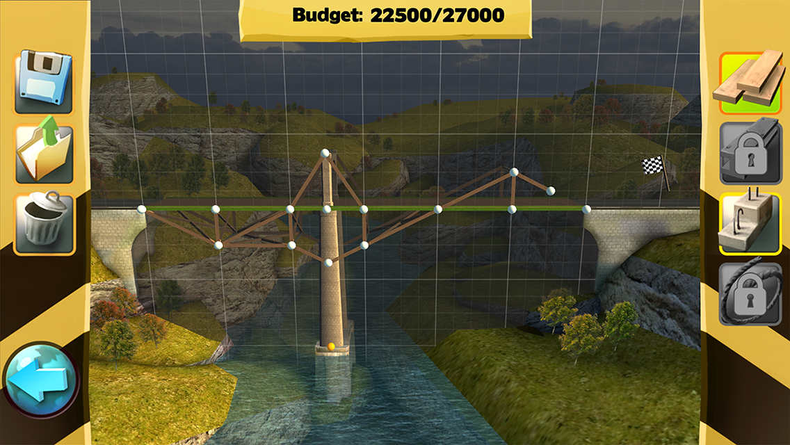 Screenshot 1 of Конструктор мостов 