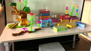 Pandamander's Projector Platformer Game Screenshot