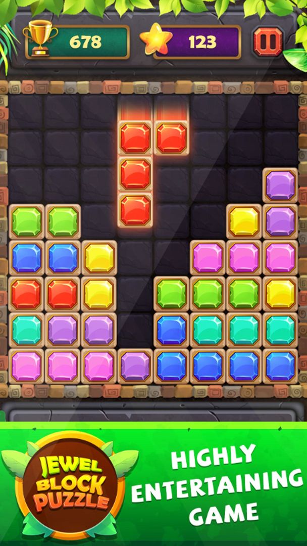塊拼圖經典寶石 - Block Puzzle遊戲截圖