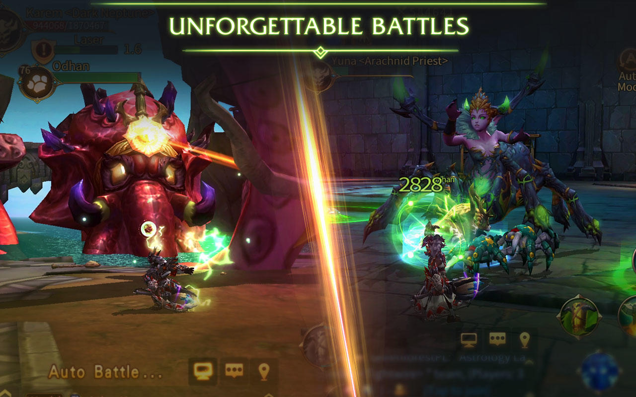 Era of Legends - Magic MMORPG Game Screenshot