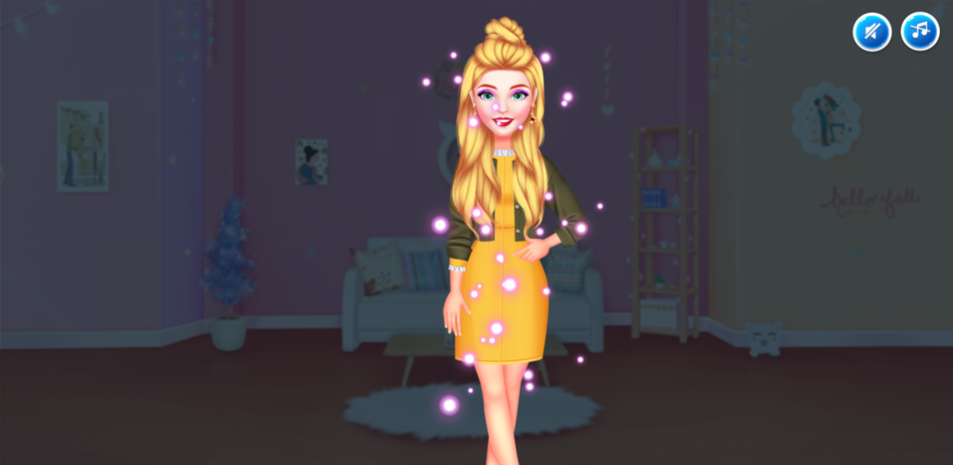 Cuplikan Layar Game Leafy Lovebirds Dressup