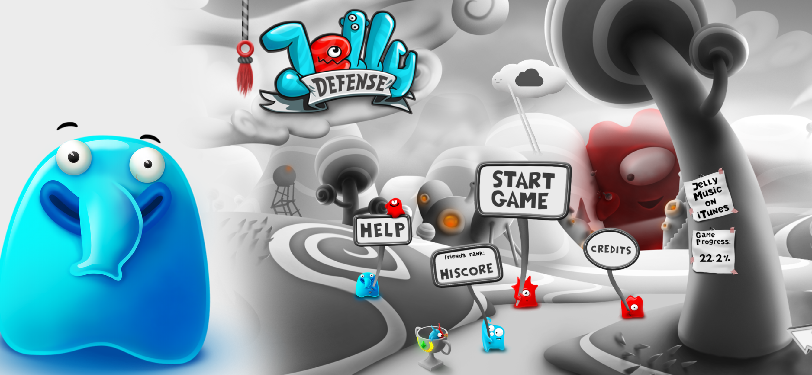 Jelly Defense Game Screenshot