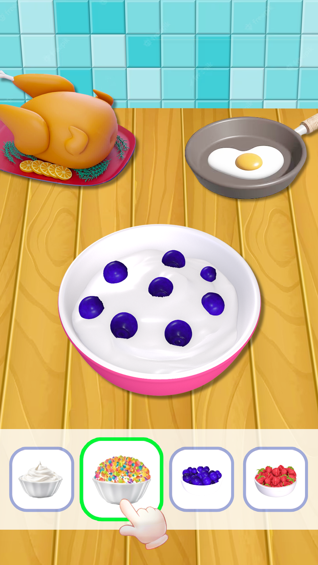 Captura de Tela do Jogo Cake Baking: ASMR Cooking
