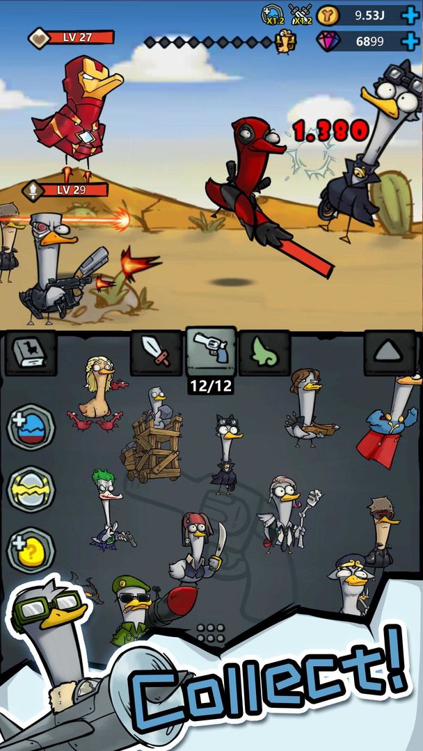 Merge Duck screenshot game