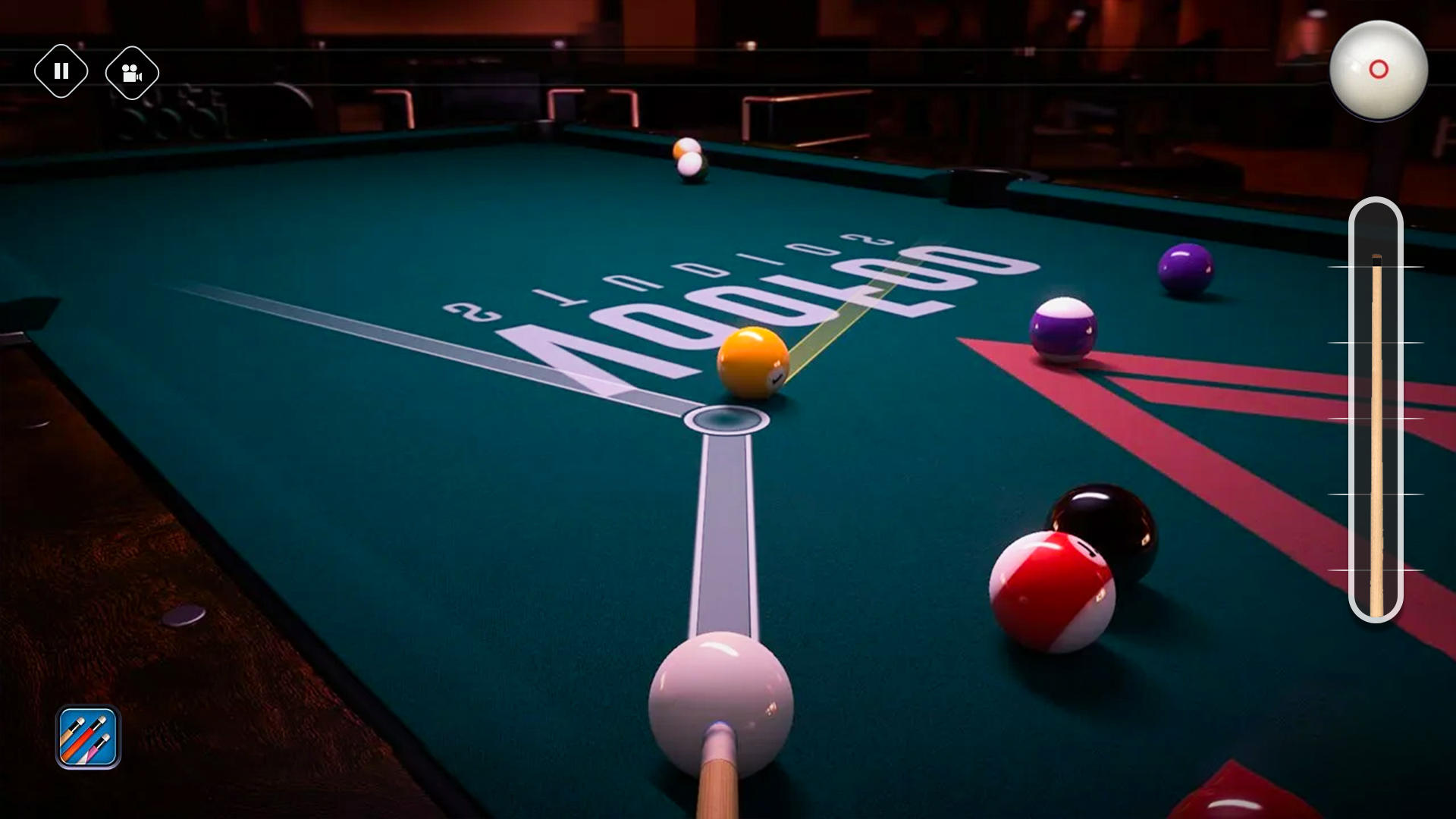 Screenshot of Billiards 8 Ball Pool Offline