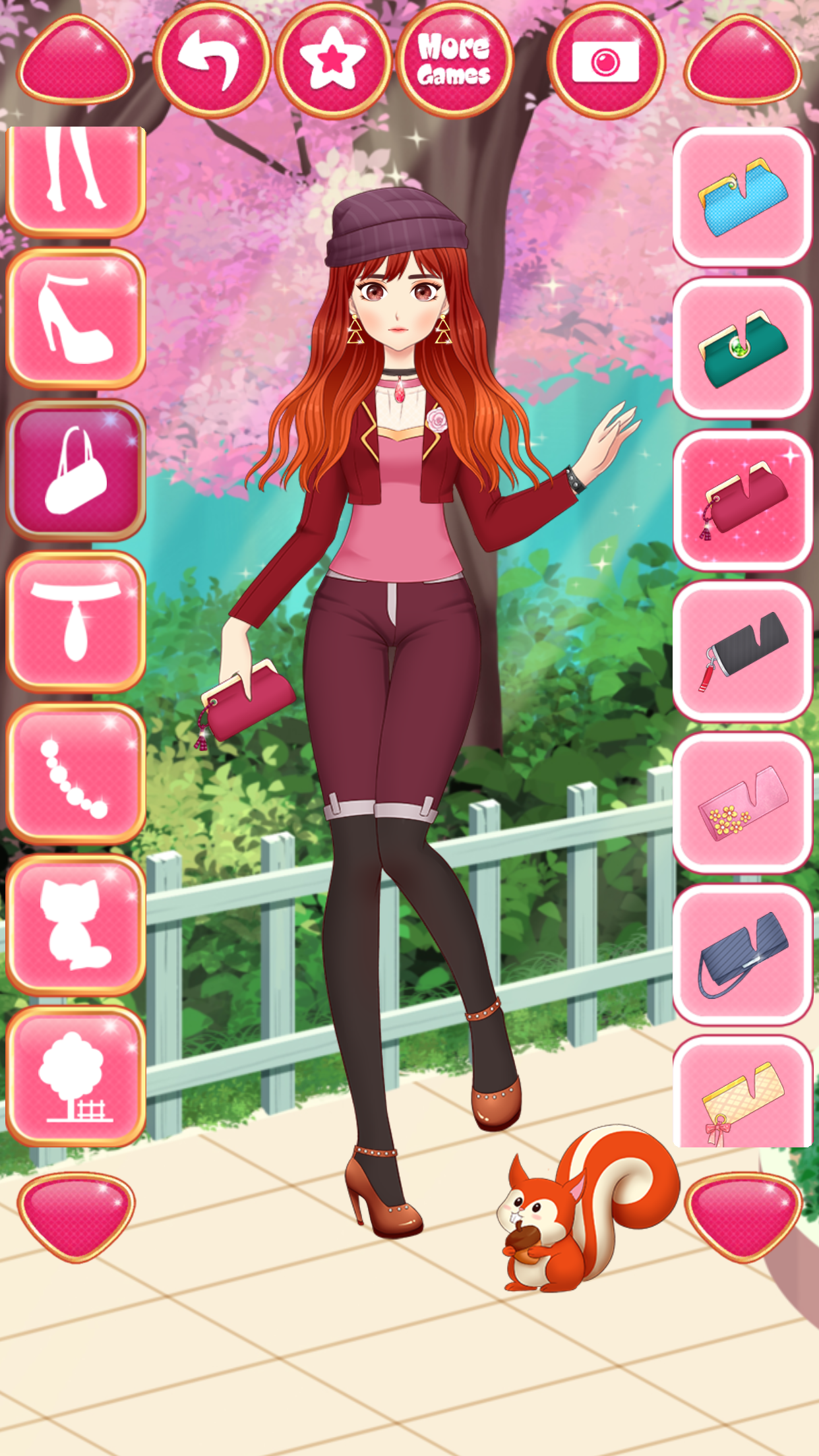 Anime Girls Dress up Games Game Screenshot