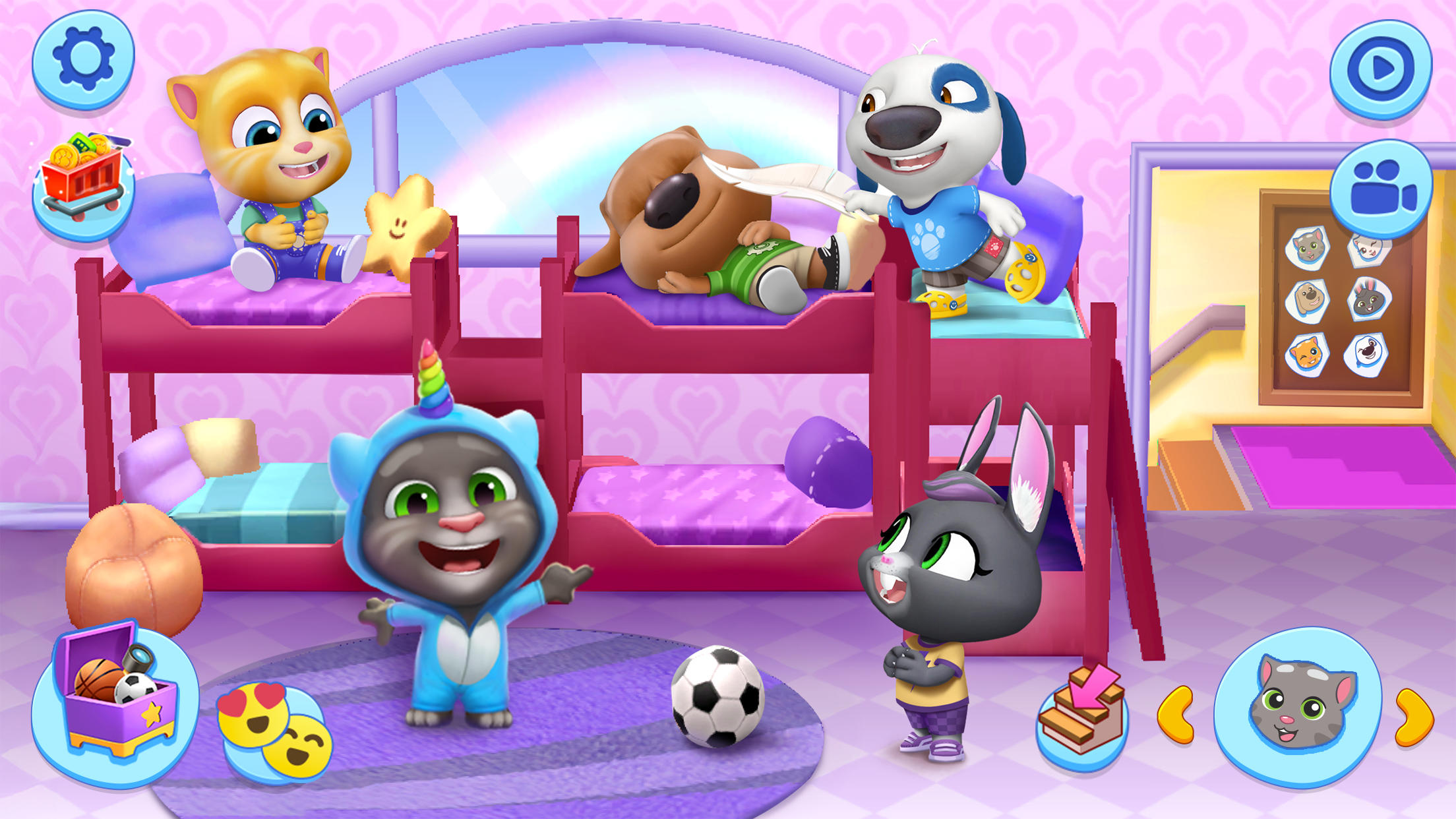 Скриншот игры 汤姆猫总动员－你的朋友们都在这！