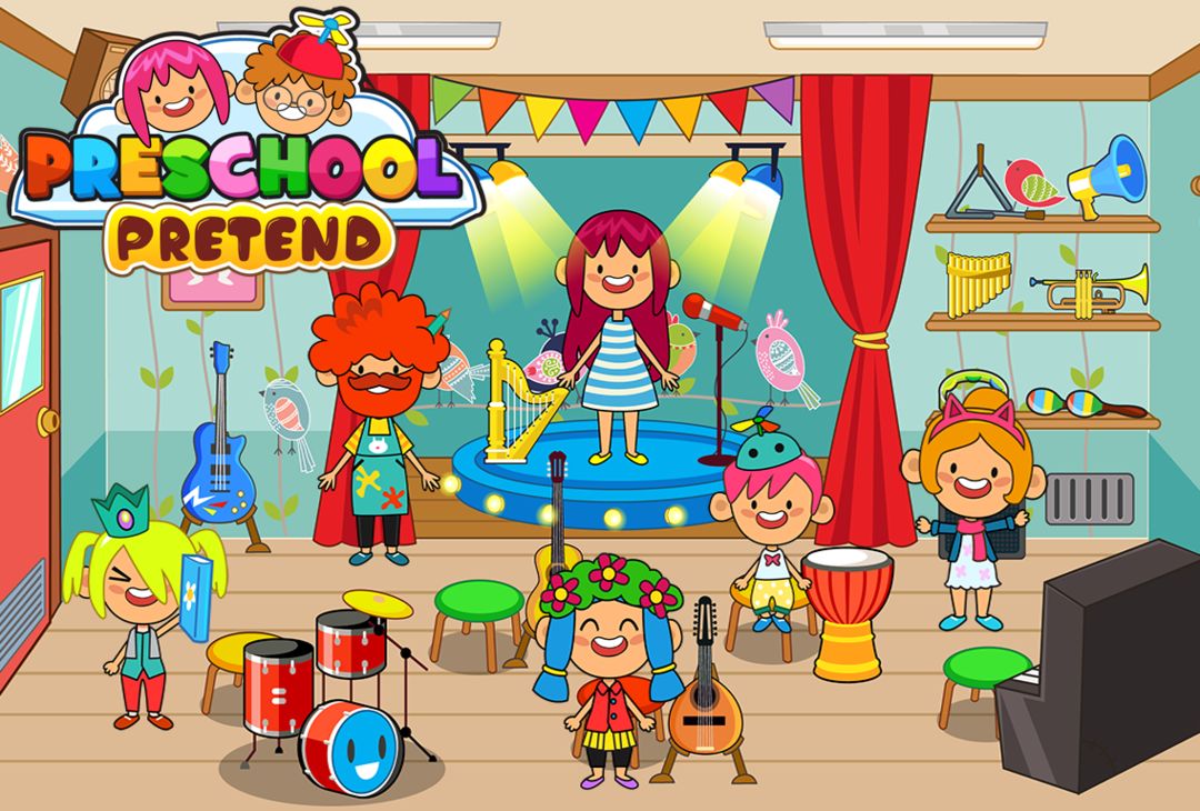 Screenshot of Pretend Preschool Kids Games