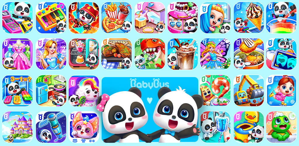 Banner of Baby Panda World-Learning Game 