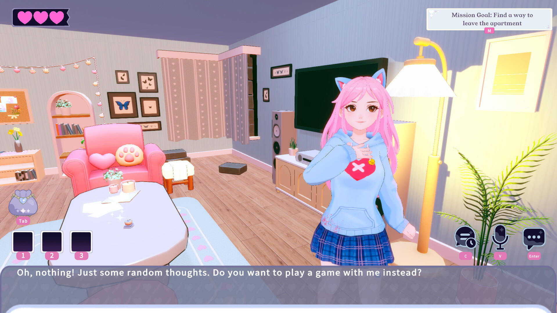 AI2U: With You 'Til The End Game Screenshot