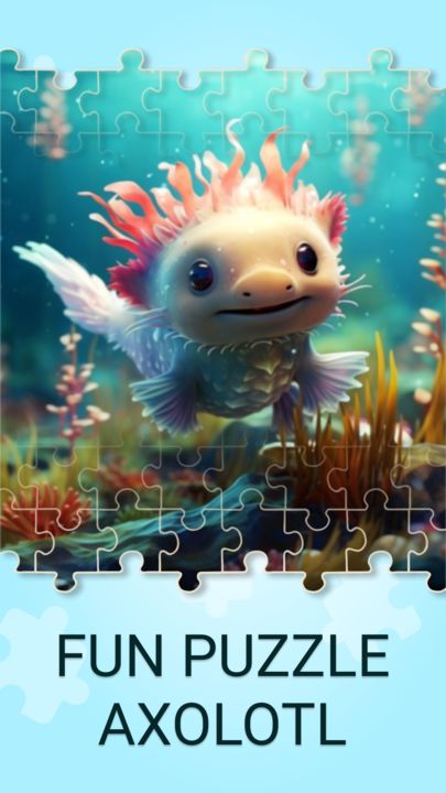 Jogos Puzzles Axolotl offline versão móvel andróide iOS apk baixar