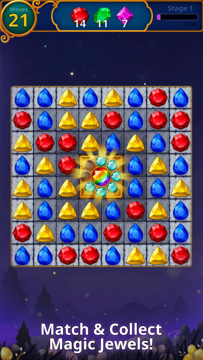 Screenshot 1 of Jewels Magic: Mystery Match3 24.0405.00