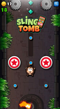 Sling & Bounce Tomb Game Screenshot