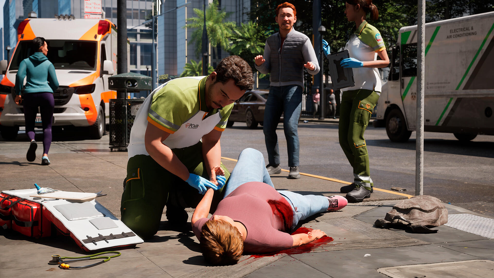 Ambulance Life: A Paramedic Simulator 게임 스크린 샷