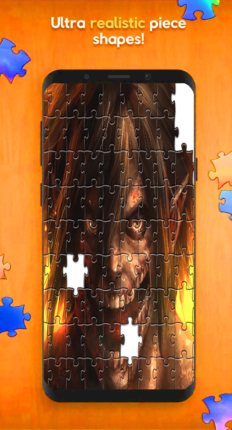 Screenshot of Attack On Titan Anime Puzzle
