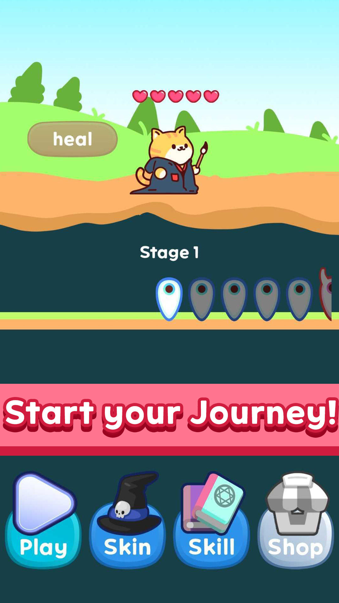 Magic Cat: Draw Adventure Game Screenshot