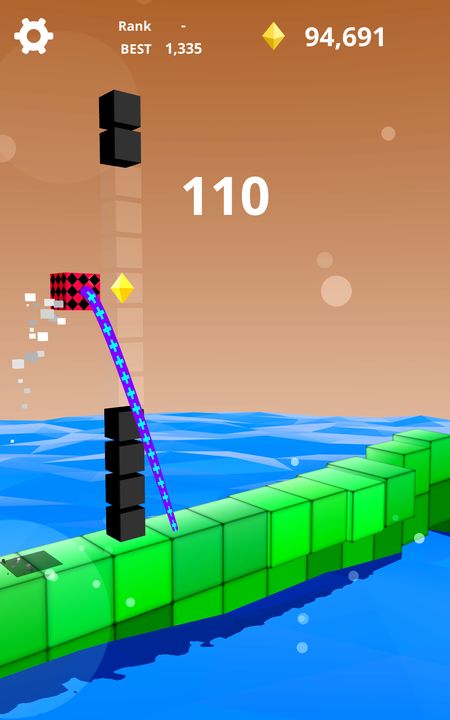 Screenshot 1 of Jump Jump Cube : Endless Square (Vault Arcade) 1.1.1
