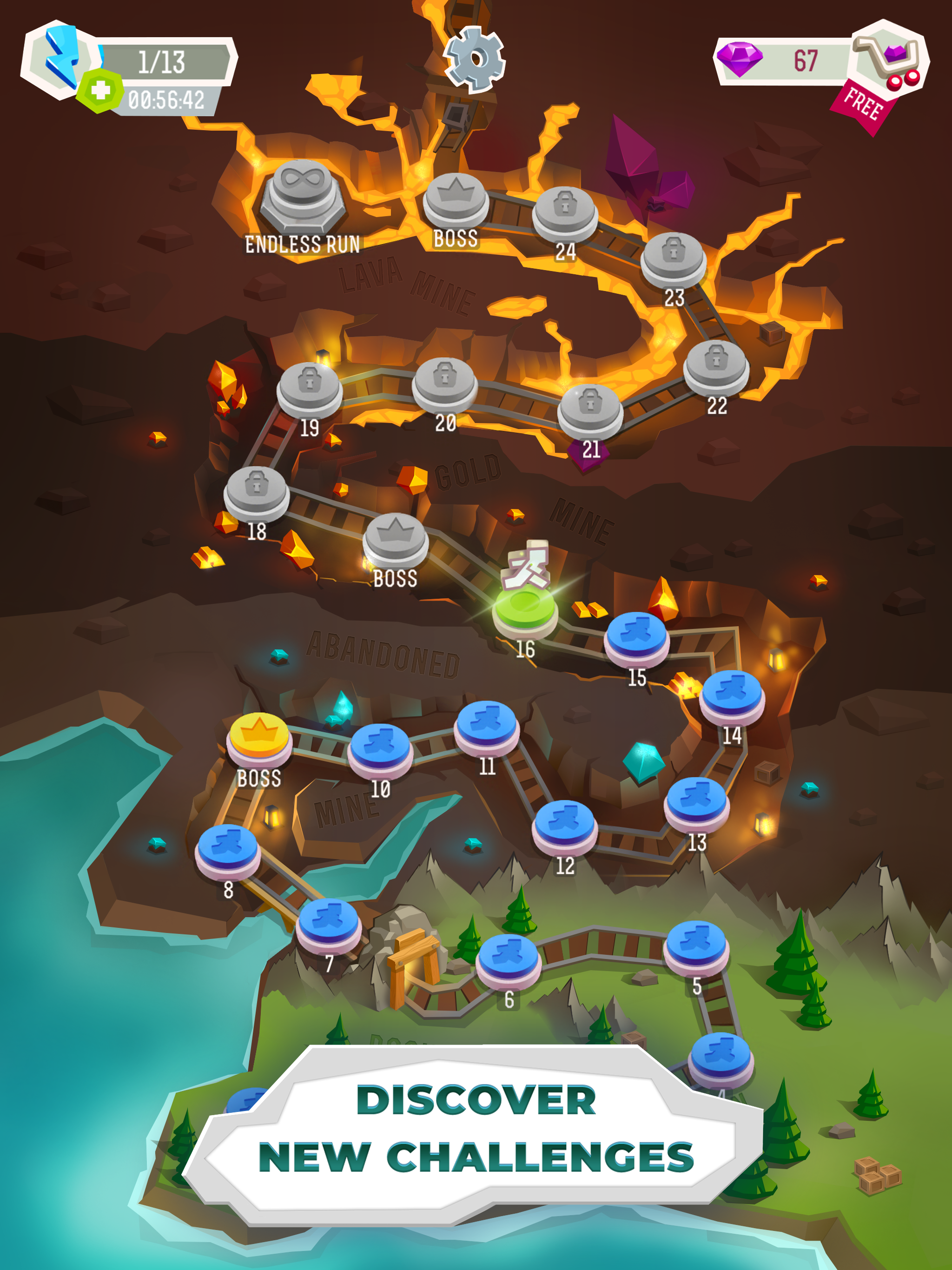 Screenshot of Chasecraft – Epic Running Game