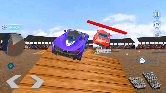 Cuplikan Layar Game Crazy Car Rampage Racing Stunt