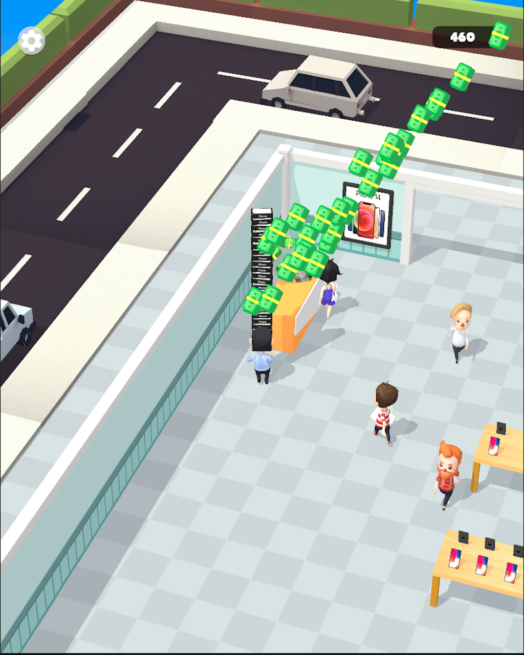 Скриншот игры 我的苹果店