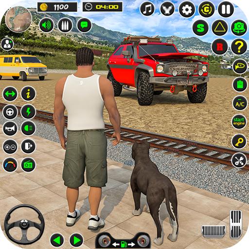 Offroad Jeep Game Simulator 3d Game Screenshot