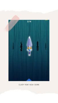 Knife Rain Game Screenshot