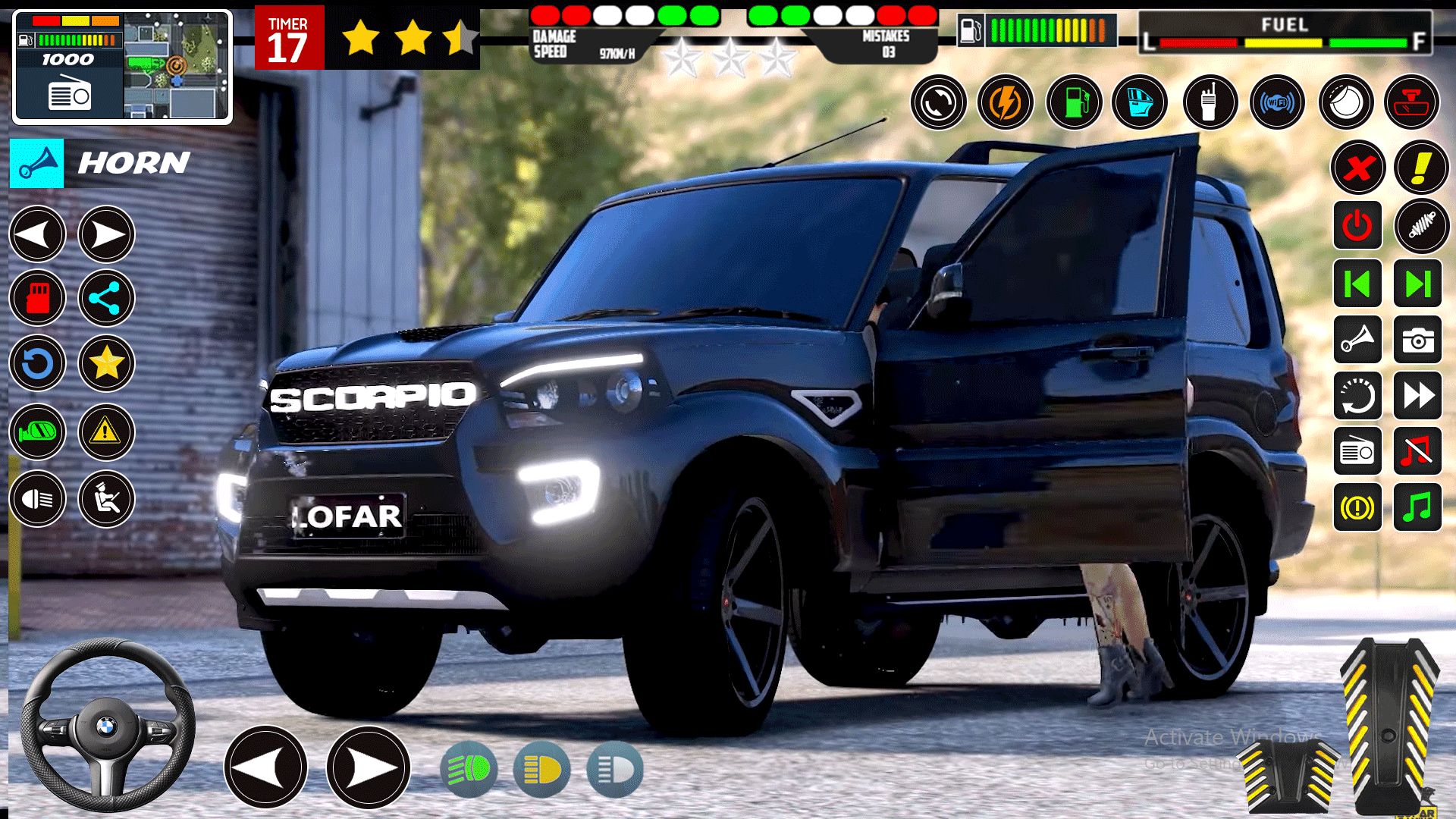 Cuplikan Layar Game Jeep Driving : Hill Jeep Game