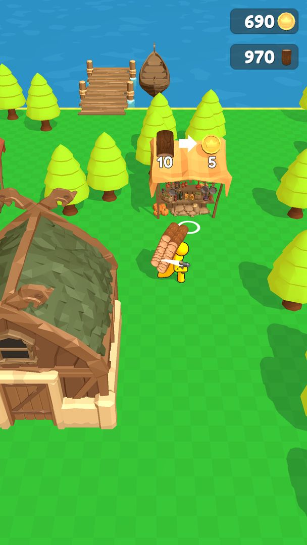 Craft Island - Woody Forest ภาพหน้าจอเกม