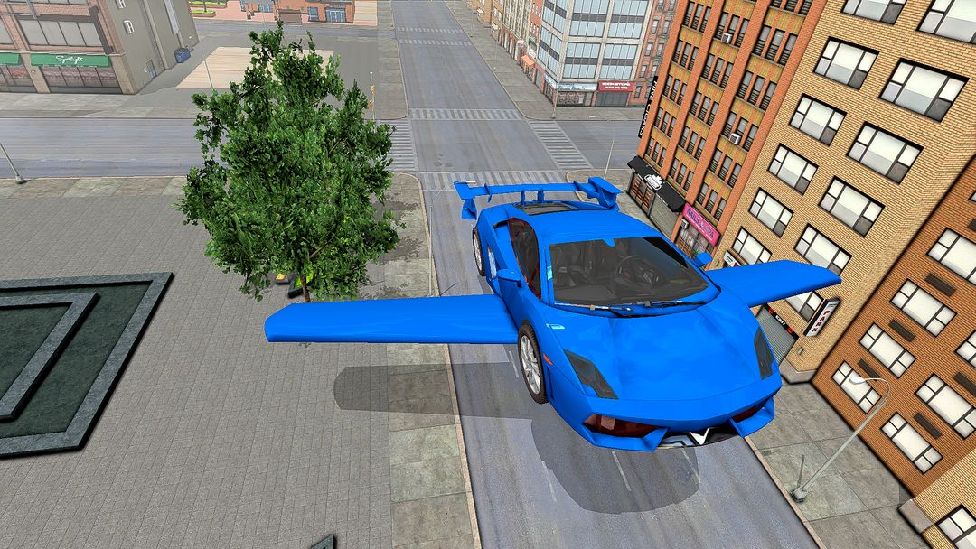 Flying Sports Car Simulator screenshot game