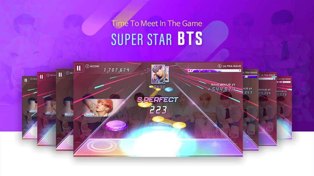 SuperStar BTS ภาพหน้าจอเกม