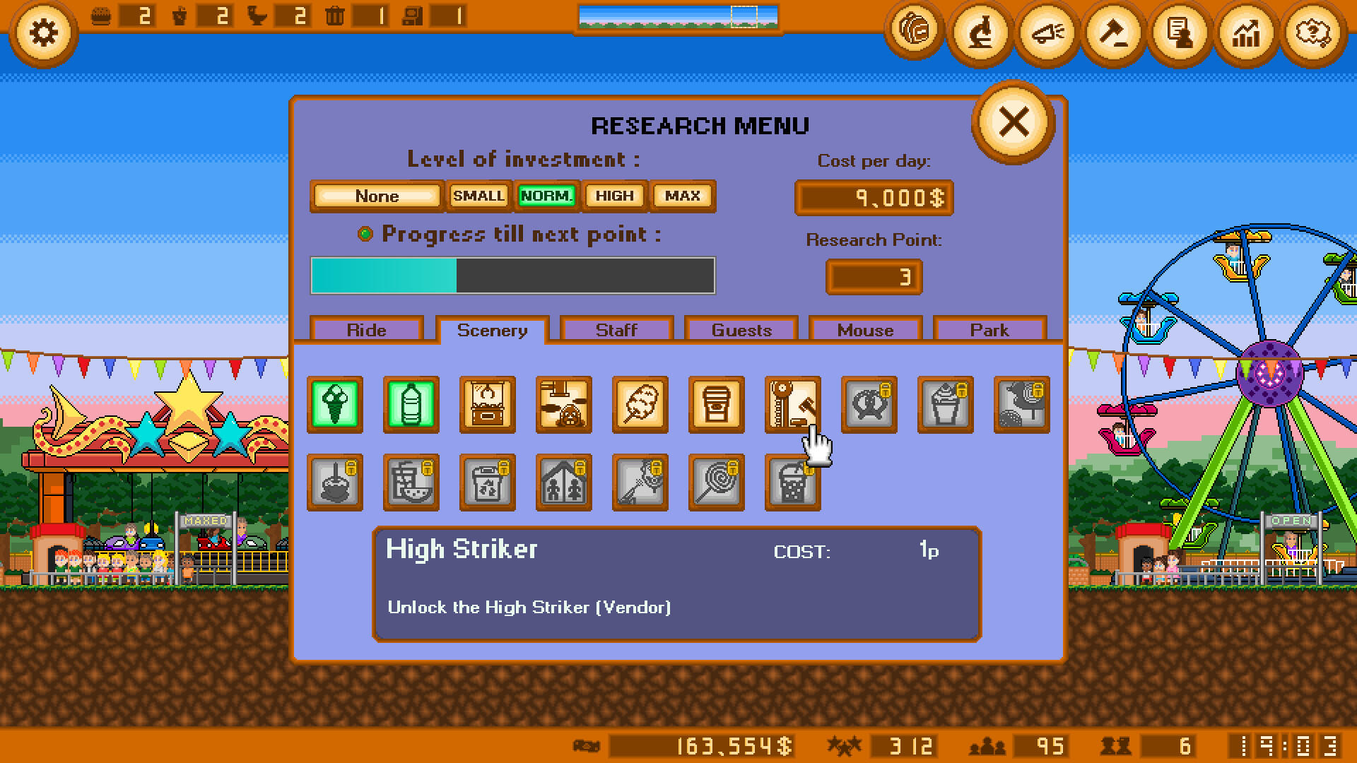 Idler Coaster screenshot game