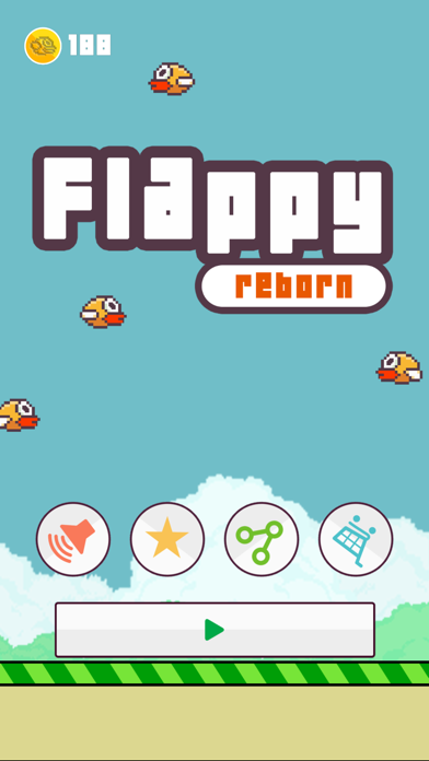 Screenshot 1 of Flappy Reborn - игра с птицами 