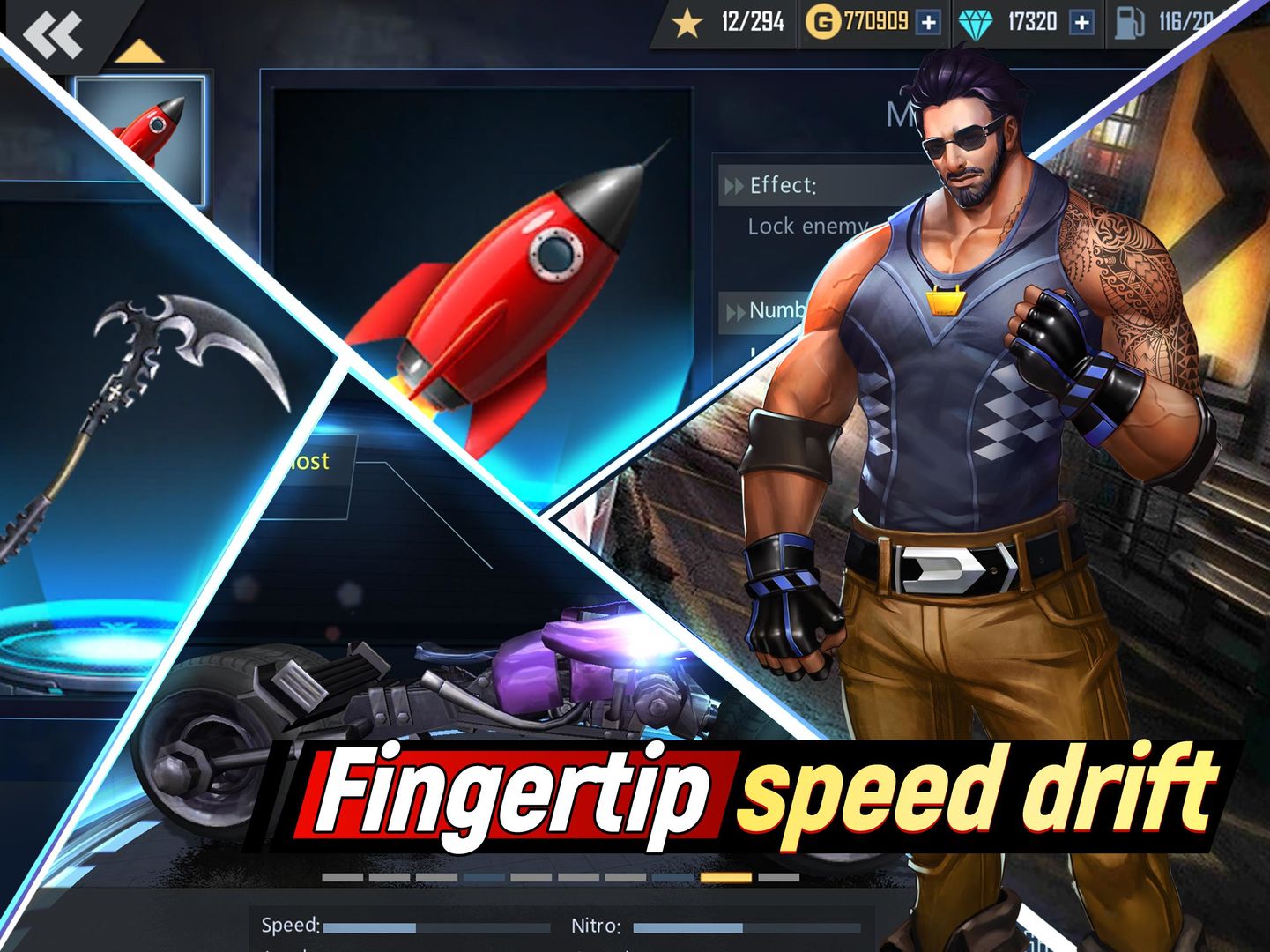 Screenshot of Fun Speed Moto 3D Racing Games