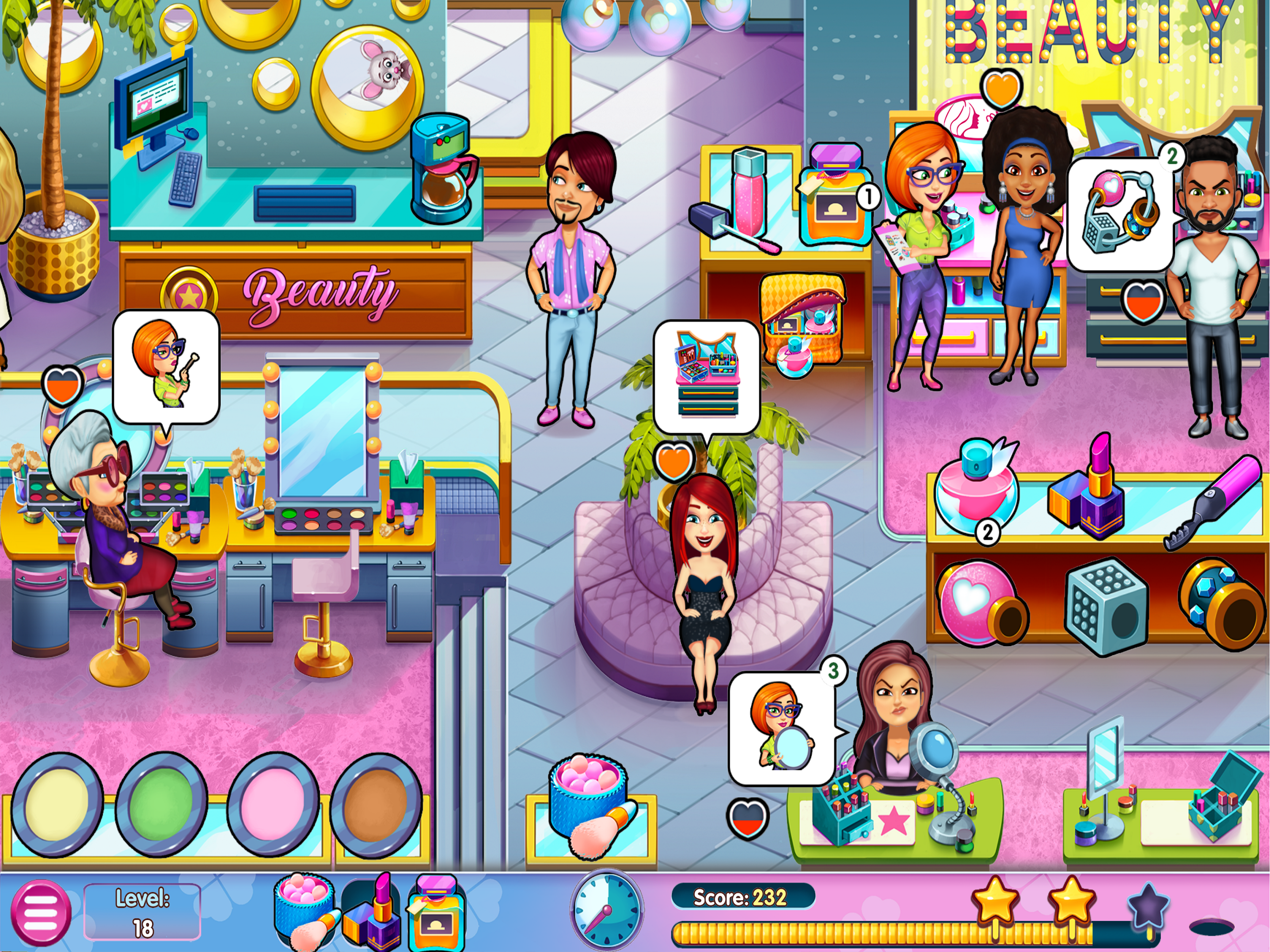 Cuplikan Layar Game Sally's Salon: Hair & Make-Up