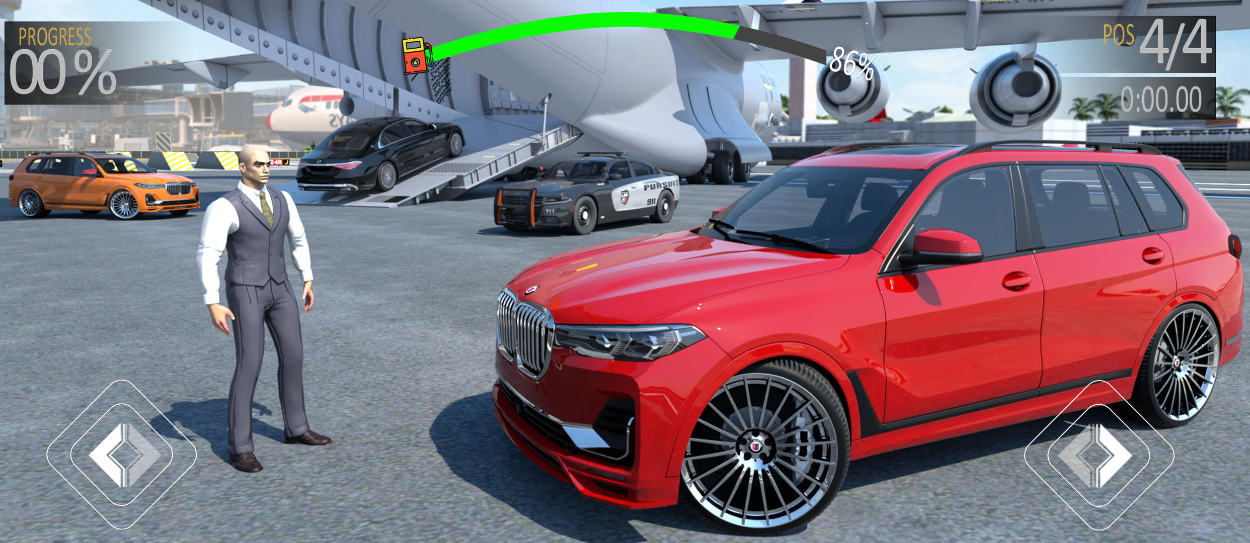 Cuplikan Layar Game Airplane Car Transporter Game