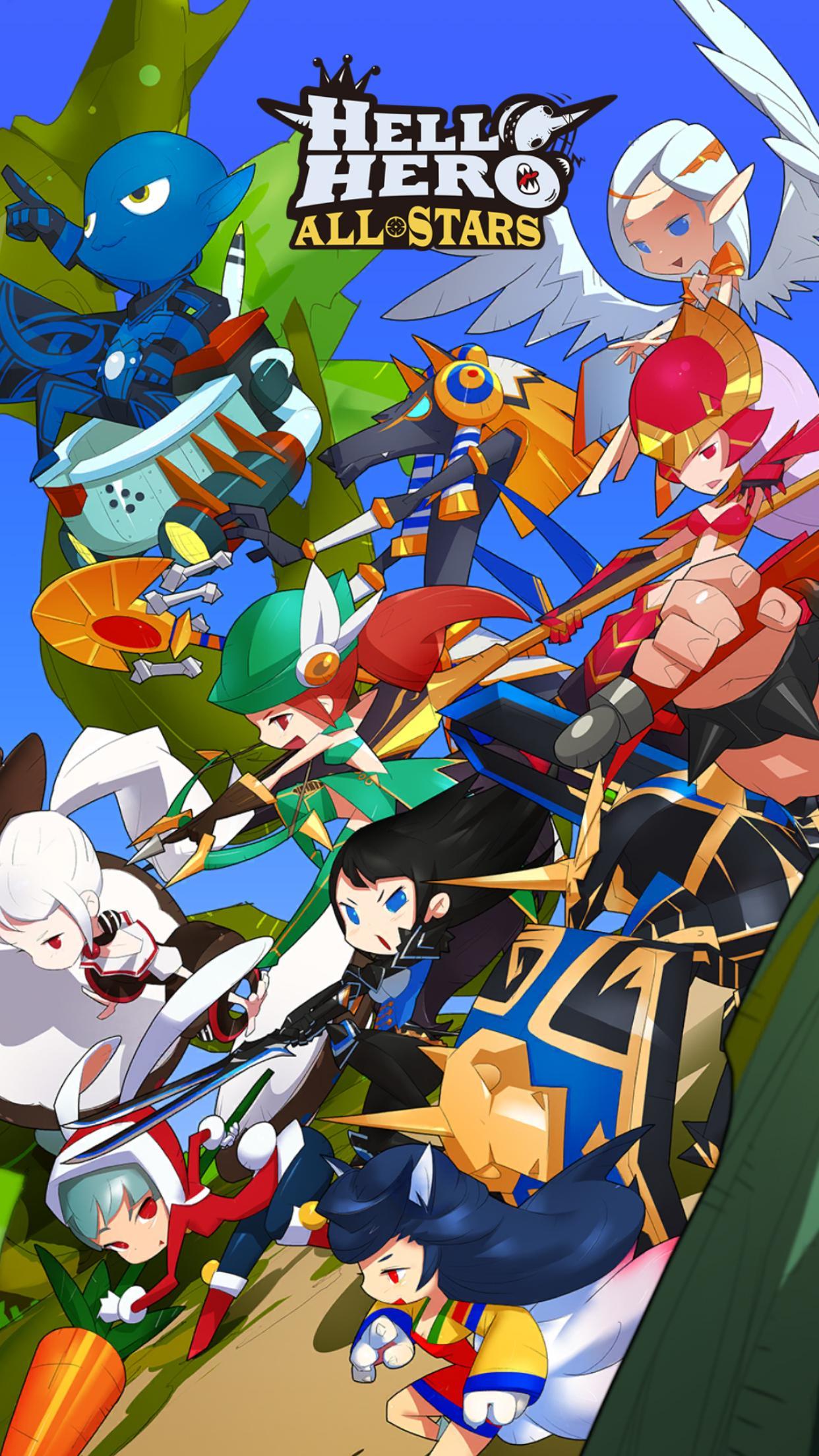 Captura de Tela do Jogo HelloHero AllStars:Idle League