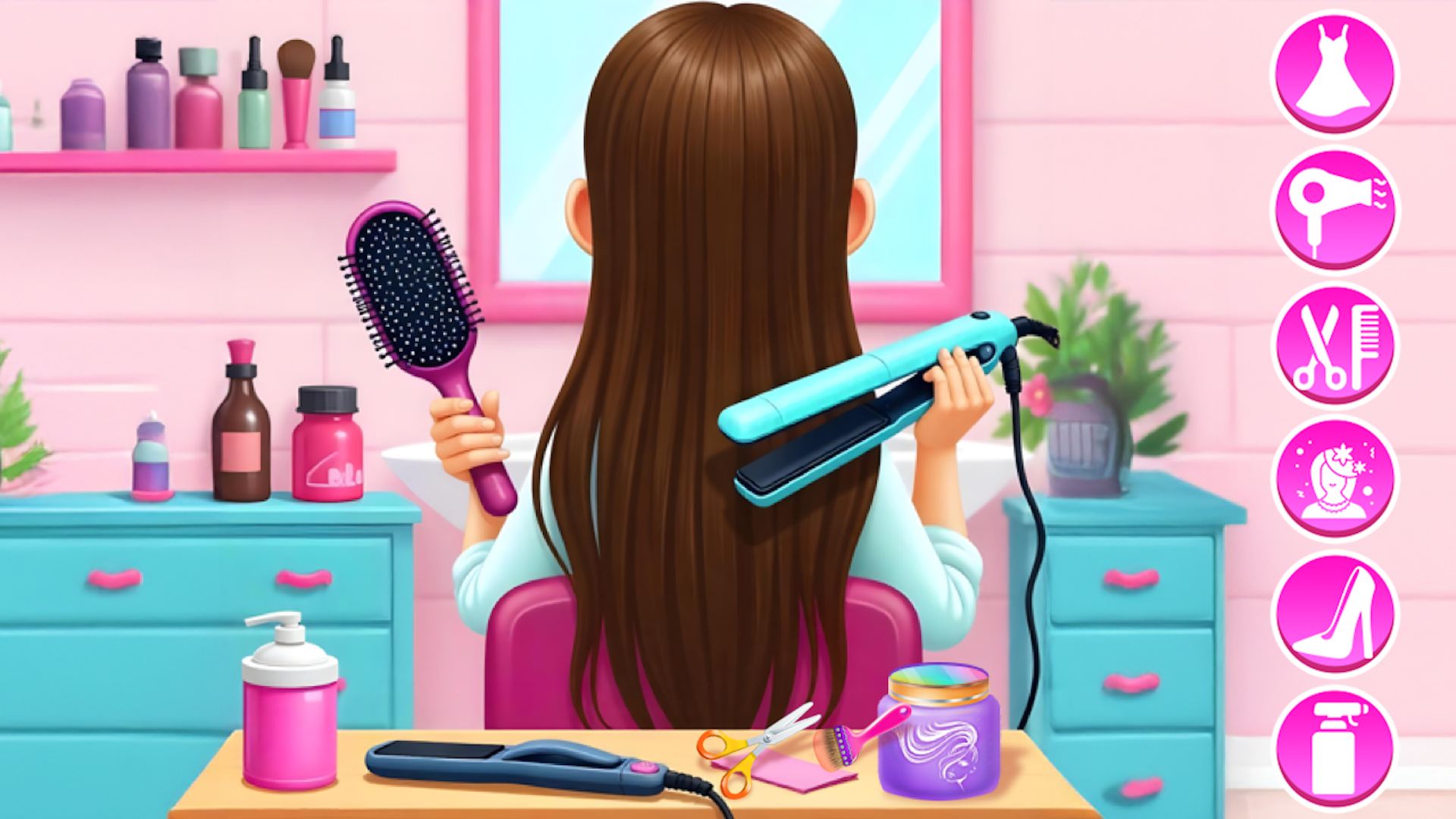 Cuplikan Layar Game Cute Doll Dress Up Girls Game