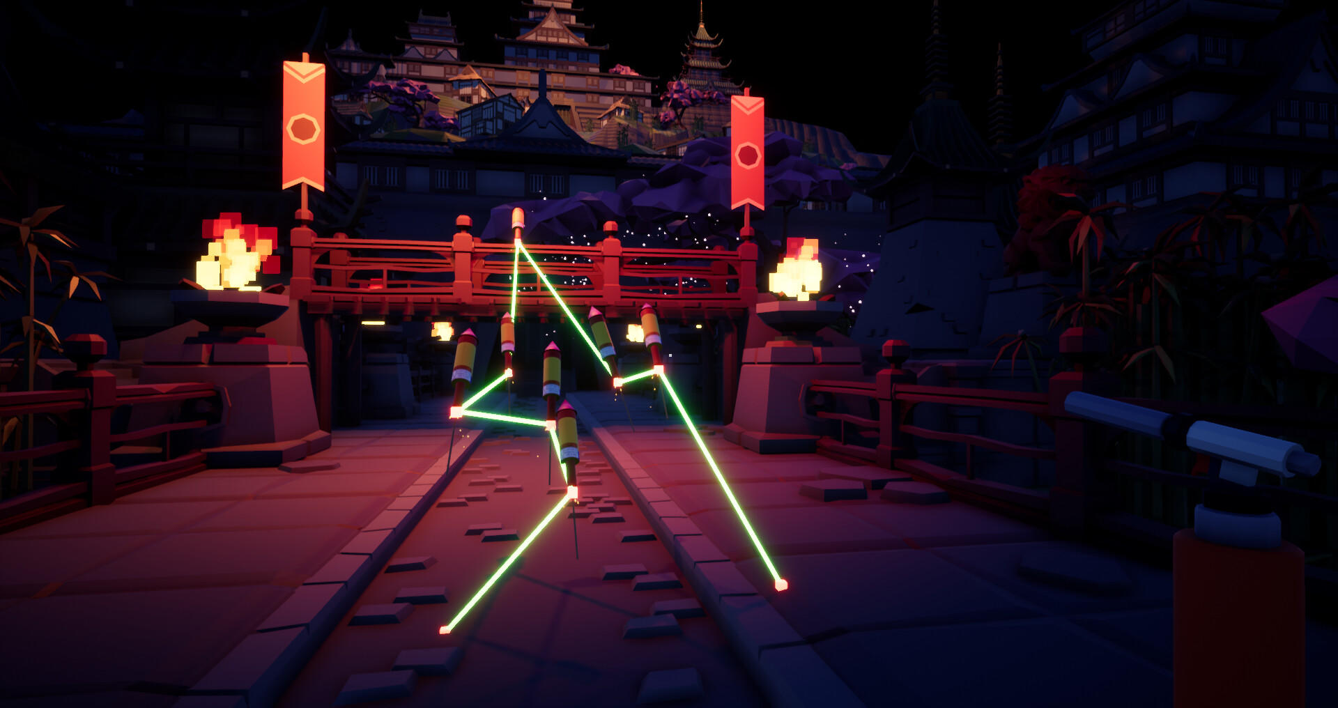 Screenshot of Fireworks Frenzy