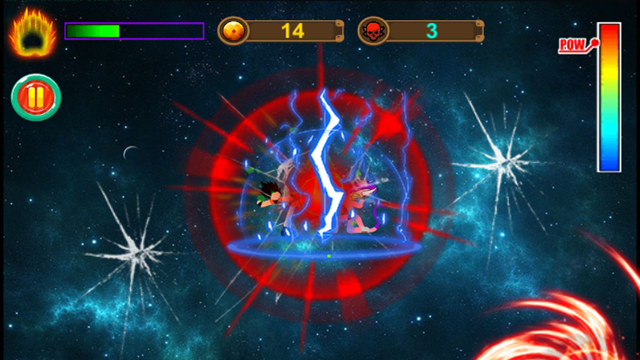 Cuplikan Layar Game God of Stickman 3