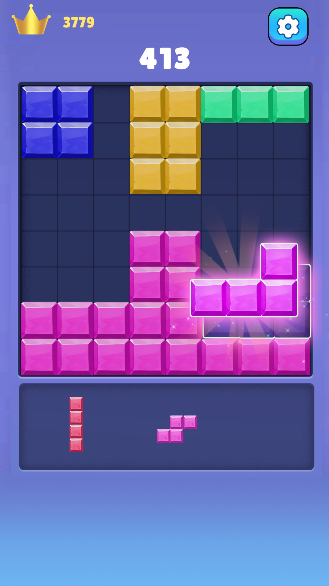 Block Puzzle: Mine Blast Game Screenshot