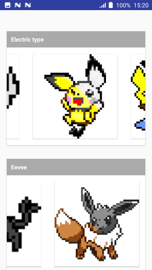 Color by Number Pokemon Pixel Art 게임 스크린 샷
