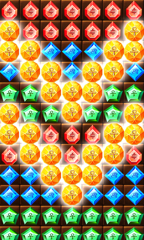 Скриншот игры Pyramid Collapse Diamond Puzzl